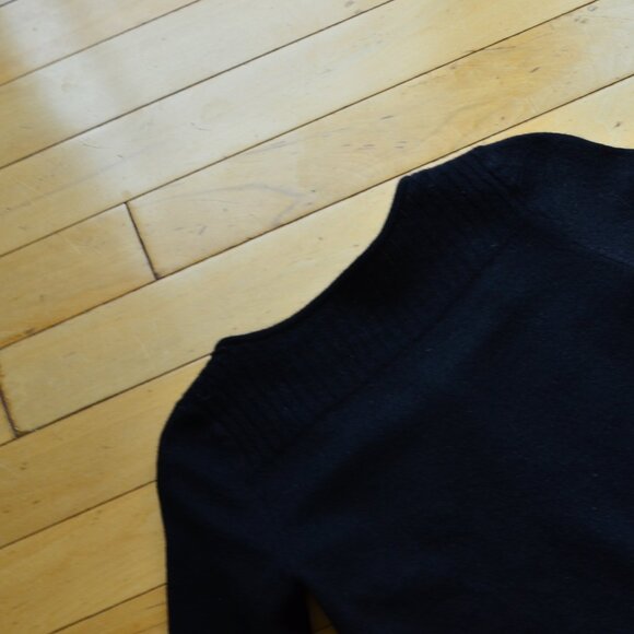 Comptoir Des Contonniers Scoop Neck Wool Cardigan Black XS XXS - Picture 6 of 6